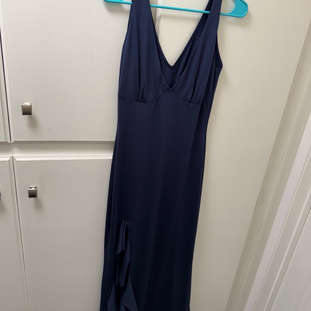 SHEIN Deep Blue Midi Dress